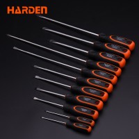 Multi Hand Tools TPR Plastic Handle Chrome Vanadium Slotted Screw Driver Screwdriver Bit Set